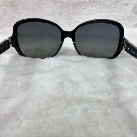 Prada authentic 57017 black oval square polarized sunglasses - Picture 5 of 7